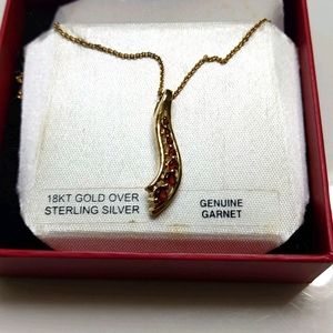 Garnet necklace